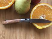 Couteau fin pliable acier en bois "Corsica" 16,5 cm