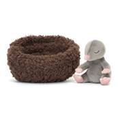 Peluche taupe qui hiberne Jellycat