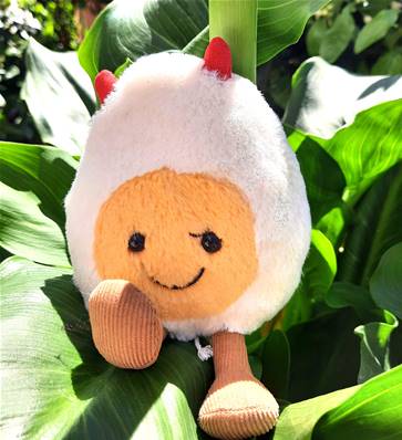 Peluche Jellycat Œuf - Devilled Egg