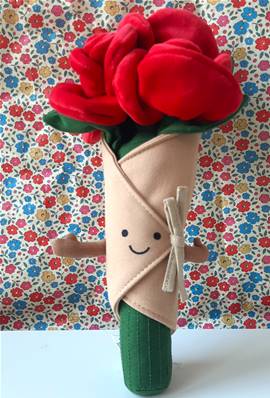 Peluche Jellycat "My Name is Rose Bouquet"