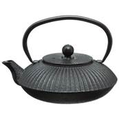 Thire en FONTE ZEN noire plate 0,8 litre avec infuseur.