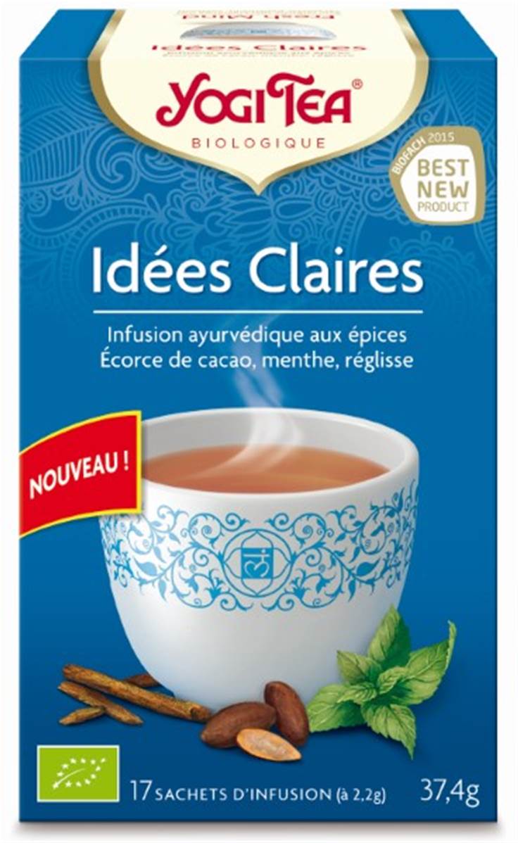 YOGI Tea Idees Claires Infusion ayurvédique 17 Sachets