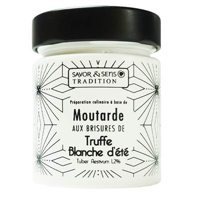 Moutarde saveur truffe blanche 130G