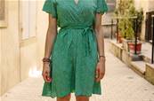 Robe courte cache cœur liberty