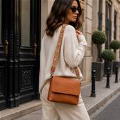 Besace pastel camel