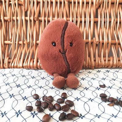 Peluche Jellycat Grain de Café - Coffee Bean