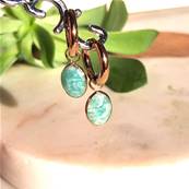 Croles - pierre naturelle ovale amazonite