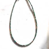 Collier "Éden Minéral" -Perles de Jade et de Malachite,