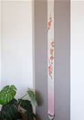 Décoration artisanale japonaise Fleurs rouges 170 cm