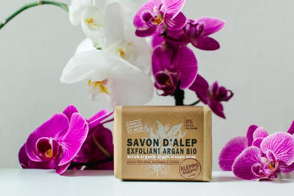 Savon d'Alep exfoliant argan 100g BIO Tadé