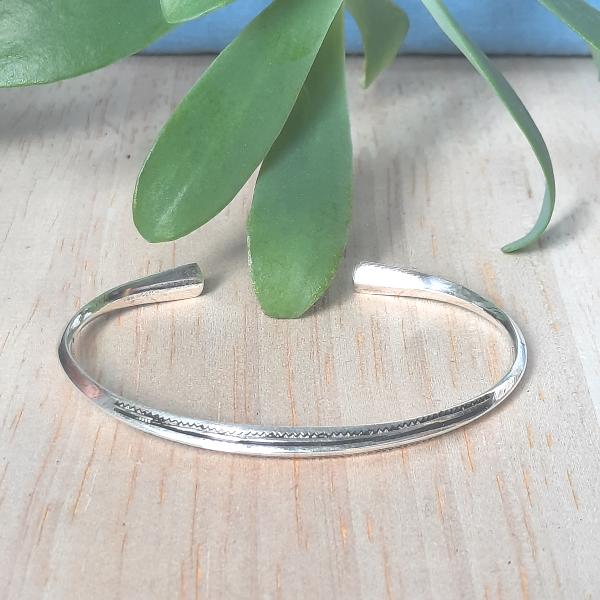 Bracelet Touareg Ethnique en argent gravé Homme/Femme Arlit