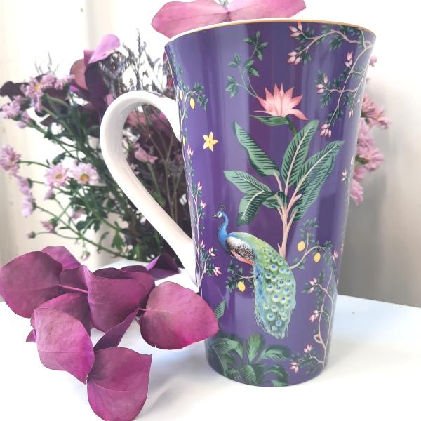 Mug géant 600ml Paon impérial