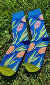 Chaussettes Tulipes roses