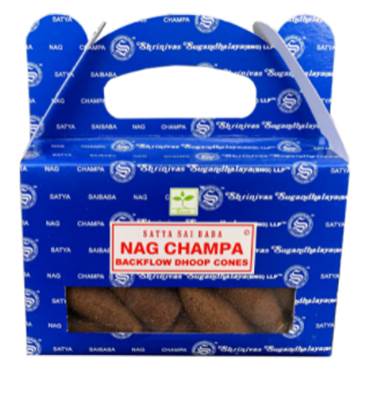 Boîte de 24 cônes d'encens NAG CHAMPA