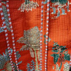 Sac coton Indien Surpiqué "Été indien"
