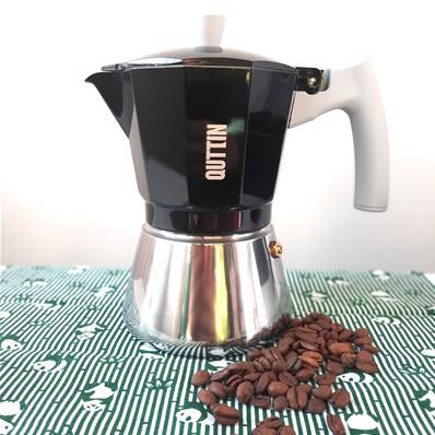 Cafetière Italienne 6 Tasses Aluminium Acier 300 ml