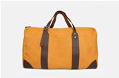 Sac de voyage à main  bandoulière cuir et coton  31x51cm 6239