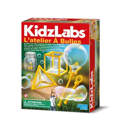 Coffret l'atelier à bulles kit scientifique