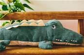 Peluche crocodile Emile sur son île