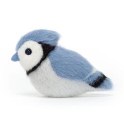 Peluche geai -Birdling Blue Jay Jellycat – Élégance et douceur venue du ciel