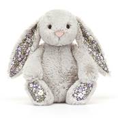 Peluche Jellycat Lapin - Blossom Silver Bunny 'Bloom'