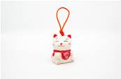 Cloche chat japonais Porte bonheur