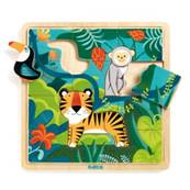 Puzzle Jungle 15 pièces bois Djeco