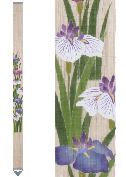 Décoration japonaise artisanale Iris Japonais 10×170 cm